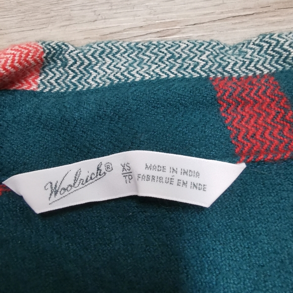 New, no tags, Woolrich plaid jacket, xs - Picture 8 of 12
